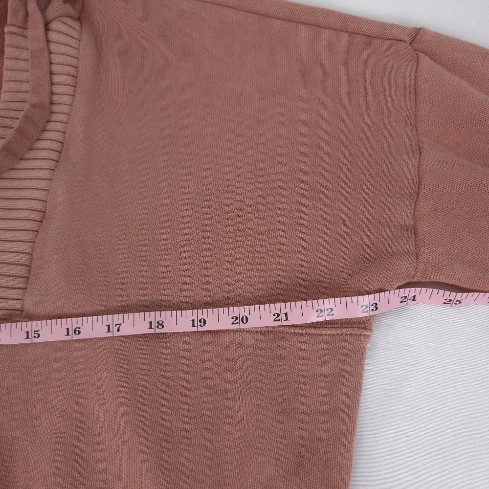 Offline by Aerie dusty pink distressed oversized size small